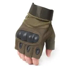 GENERICO - Guantes Mitones Tácticos Militar Moto Gym Deportes Ciclismo Verde
