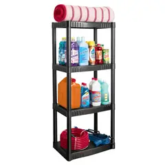 PRETUL - Estante organizador estante plástico 4 repisas 108kg