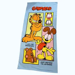 ROMAX - Toalla microfibra dibujo Garfield 3