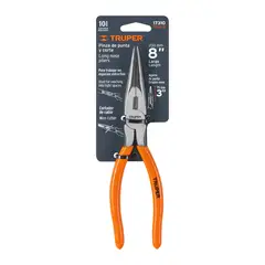 Truper - Pinza de punta y corte 8 mango de PVC Truper