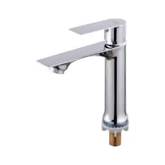ALFA - Llave para lavatorio Pesado Cromado 16cm
