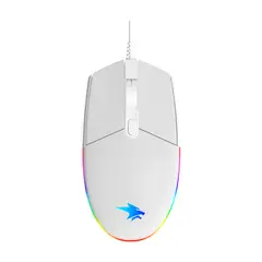VIFROZT - Mouse Gamer Vifrozt Viking Blanco 12,800 DPI RGB con Software