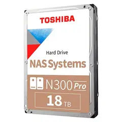 TOSHIBA - Disco duro N300 PRO NAS 18TB SATA 60Gbs 7200rpm