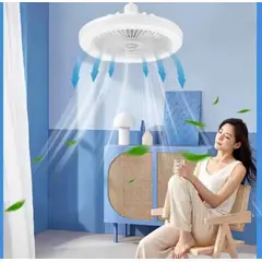 GENERICO - Foco Ventilador LED Ahorrador 30W Comedor Dormitorio Oficina Ulix-02