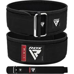 RDX - Cinturón de Levantamiento de Pesas RX1 Negro - L