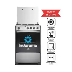 INDURAMA - COCINA DE PIE INDURAMA CORUÑA QUARZO 4 HORNILLAS