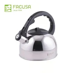FACUSA - Tetera Acero Inoxidable de 2.5 litros con Silbador 989082501