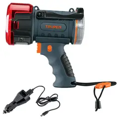 TRUPER - Linterna recargable lámpara LED 2000 lm alta potencia