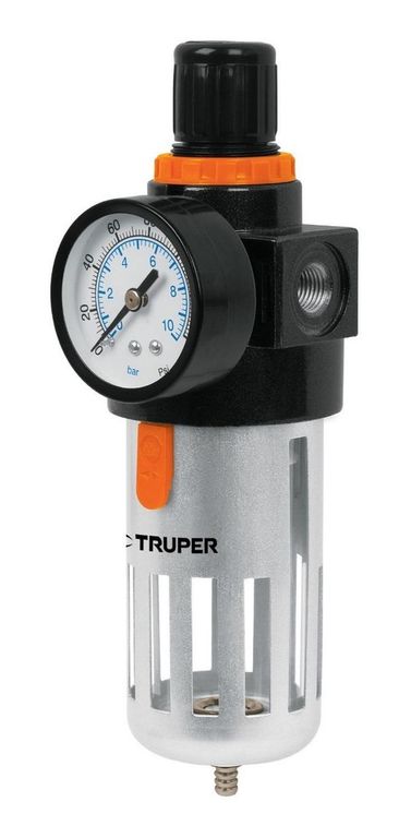 Filtro y regulador de presión de aire 14 truper