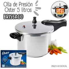 OSTER - Olla de presión Oster BRISSAGO de 5 litros