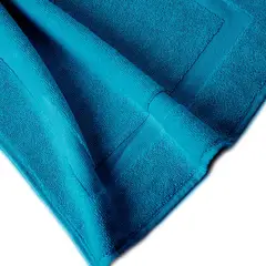 GENERICO - Pisos de Baño 100% Algodón Turqueza 650 gr Peru Pima
