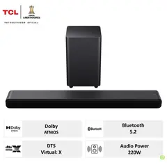TCL - Soundbar Bluetooth S55H 21ch Super Bass