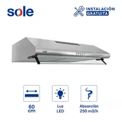 SOLE - Campana Extractora Hera 60cm