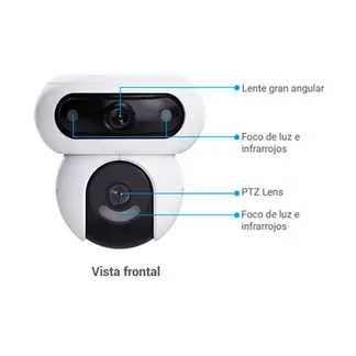 EZVIZ - Cámara CS-H90-R100-8H44WKFL Lente Dual 8MP WiFi Exterior
