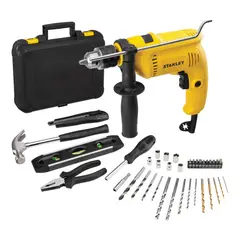 STANLEY - Taladro Percutor 1/2'' 600W 2900 Rpm+ 37Pzas SDH600KA
