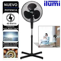 IMACO - Ventilador de pedestal Ilumi IL-16 45 w