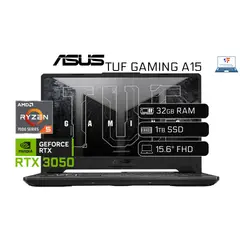 ASUS - Laptop Gamer Ryzen 5 7535HS 32GB RAM 1TB SSD 4GB Video 1TB HDD EXTERNO