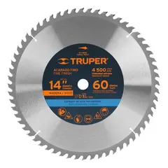 TRUPER - Disco para sierra de mesa 14" 60 dientes