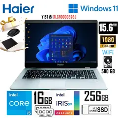 HAIER - Laptop Y15TI5 Intel Core i5-1135G7 16GB RAM 256GB SSD + 500GB HDD 156 FHD + MOCHILA