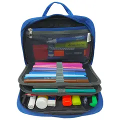KENGAR - Cartuchera Organizadora Power - Azul Italiano