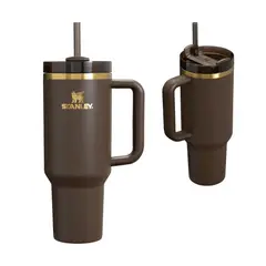 STANLEY - Quencher H20 FlowState Tumbler 40oz Chocolate Gold Exclusive