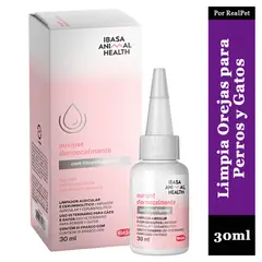 GENERICO - Limpia Orejas Ouvipet Dermocalmante Ibasa Perros Gatos 30ml