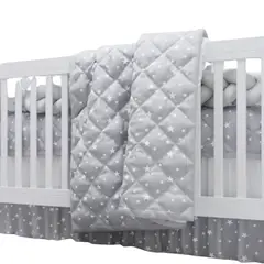 GENERICO - Edredón para Cuna estándar Diseño Estrellitas