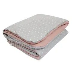 GENERICO - Edredón para cuna estándar diseño estrellitas