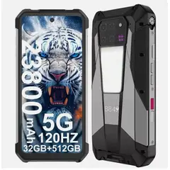 GENERICO - Celular TANK 3 PRO 5G, 512+16GB RAM, FHD+ 6.79”, 120Hz, MediaTek Dimensity 8200,Androide 14, Negro