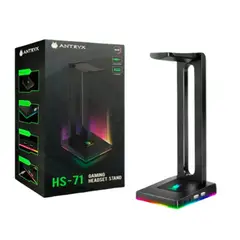 ANTRYX - SOPORTE PARA AUDIFONO HS-71 RGB NEGRO