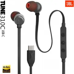 JBL - Audifonos USB-C HI-RES Extra Bass + Ecualizador Tune 310C