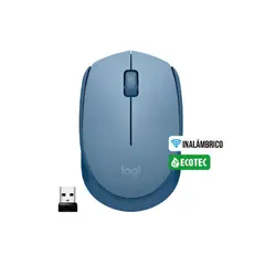 LOGITECH - Mouse M170 Wireless Gris Azulado