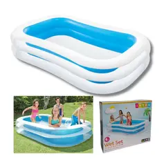 GENERICO - Piscina Inflable Familiar Rectangular 770Lts