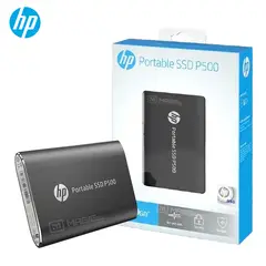 HP - Disco Sólido Externo P500 500GB - Negro - Portátil