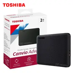 TOSHIBA - Disco Duro Externo Canvio Advance 2TB - Negro - Portátil