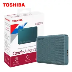 TOSHIBA - Disco Duro Externo Canvio Advance 2TB - Verde - Portátil
