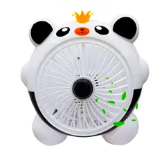 GENERICO - Ventilador Eléctrico Kawai Panda De Mesa 25w Potente 2 Veloc