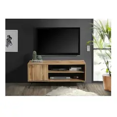 TU MESITA - Mesa de TV Rústica 50 Jericó color Duna 1 puerta