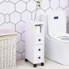 TU MESITA - Armario de Baño Mini Blanco 3 cajones