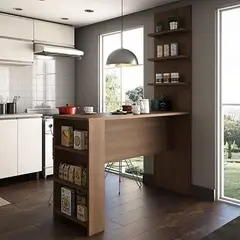 TU MESITA - Barra Desayunador Andes 6 repisas 140 cm