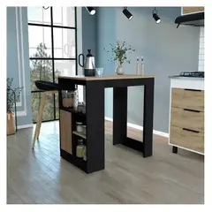 TU MESITA - Isla de Cocina Clásica TU MESITA Marita color NegroDuna 1 puerta