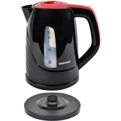 DAEWOO - Hervidor inalámbrico inoxidable negro dek-1308 17l