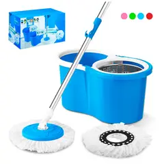 KELLER - Trapeador con Escurridor Giratorio 2 Mopas Aleatorio 88S