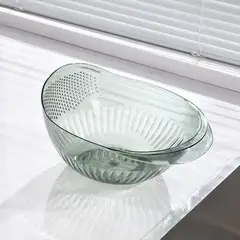 GENERICO - BOWL ESCURRIDOR MULTIUSOS PARA ALIMENTOS COLOR VERDE