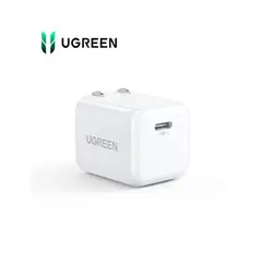 UGREEN - Cargador Tipo C 20W PD 3.0 Conector Plegable