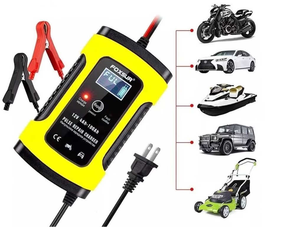 Cargador Inteligente 12V Recarga Rápida para Tu Vehículo