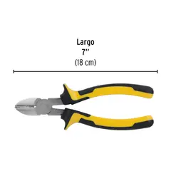 PRETUL - Pinza de corte diagonal 7 mango Comfort Grip