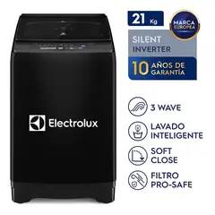 ELECTROLUX - Lavadora Carga Superior 21kg Efficient Silent Inverter Negra EWIJ21F2XSYB