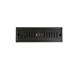 XM - SUMIDERO DE ACERO SUS 304 RECTANGULAR 10X30 CM NEGRO A-S30010851