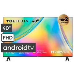 TCL - Televisor 40” FHD Android TV 40S5400A Smart LED